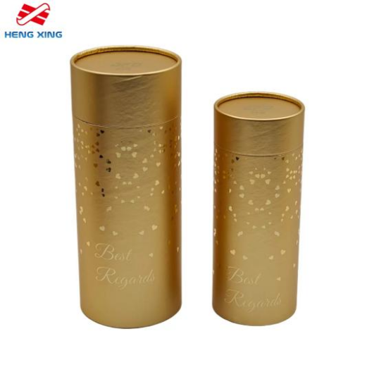 علب تغليف أسطوانية من الورق المقوى للمنتجات الفاخرة