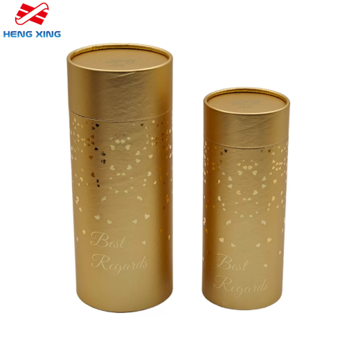 علبة هدايا أنبوبية من الورق المقوى