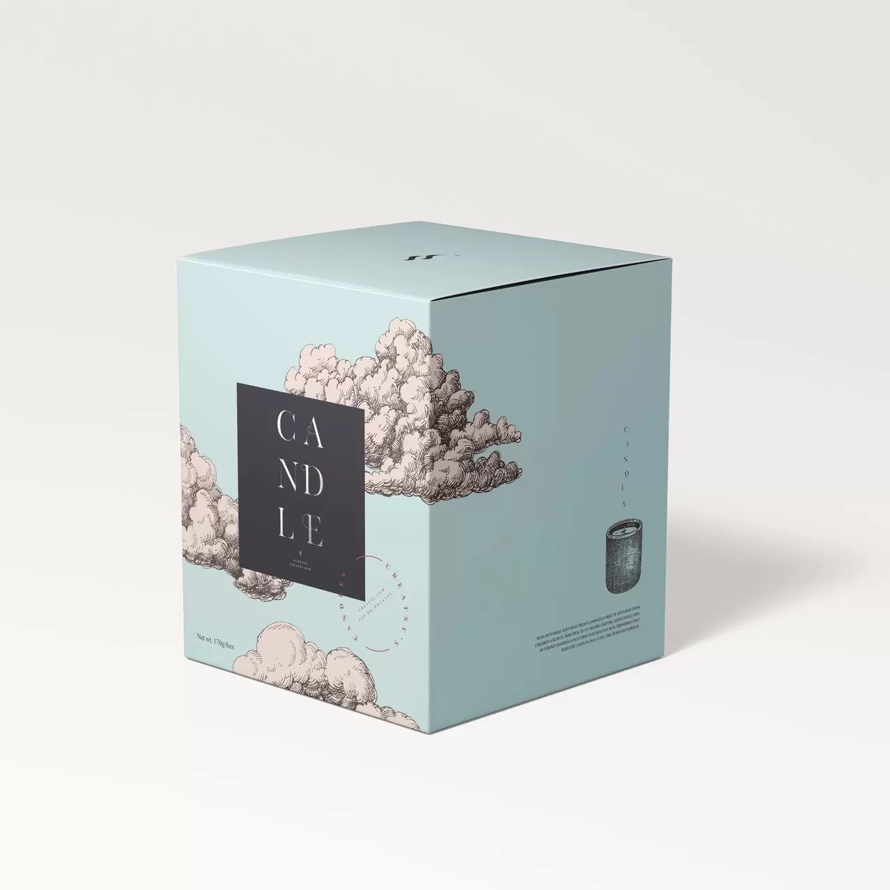  علب الشموع المطبوعة 