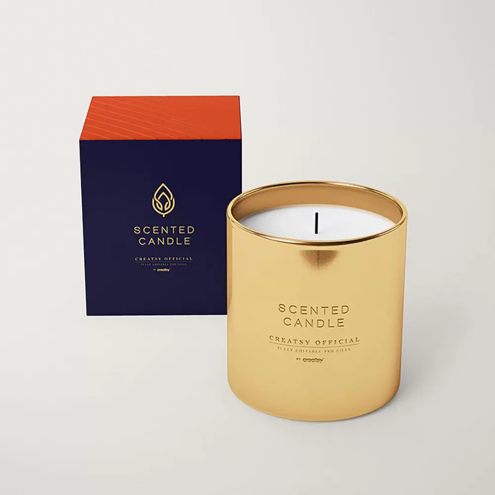  صندوق شموع من الورق المقوى