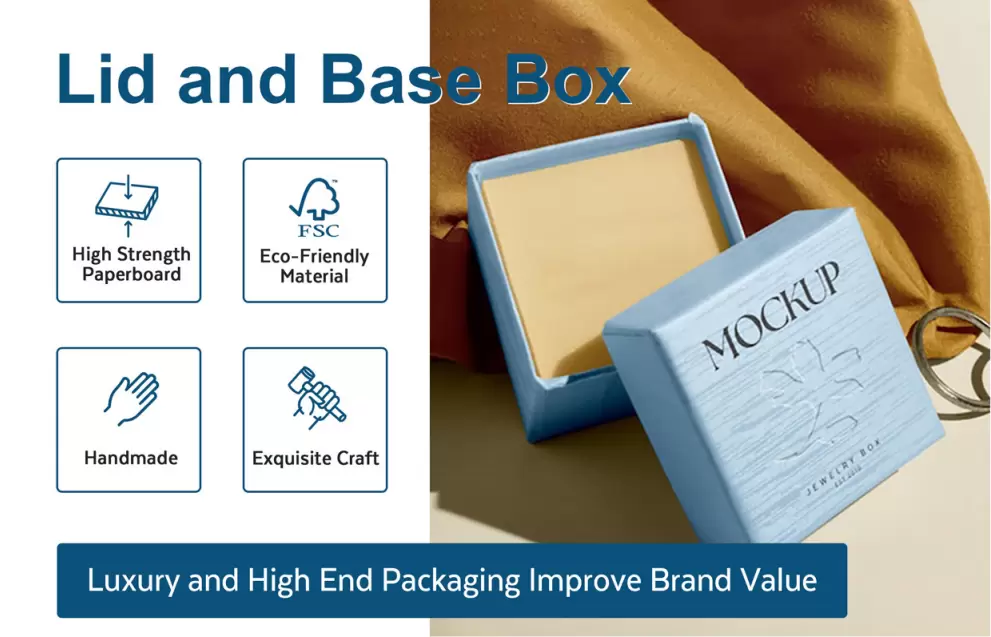 صندوق هدايا مكون من قطعتين