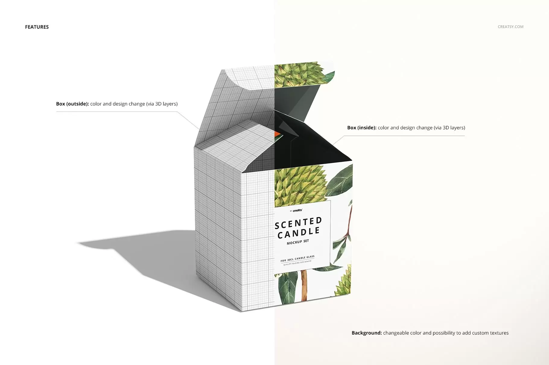  تغليف صناديق الشموع