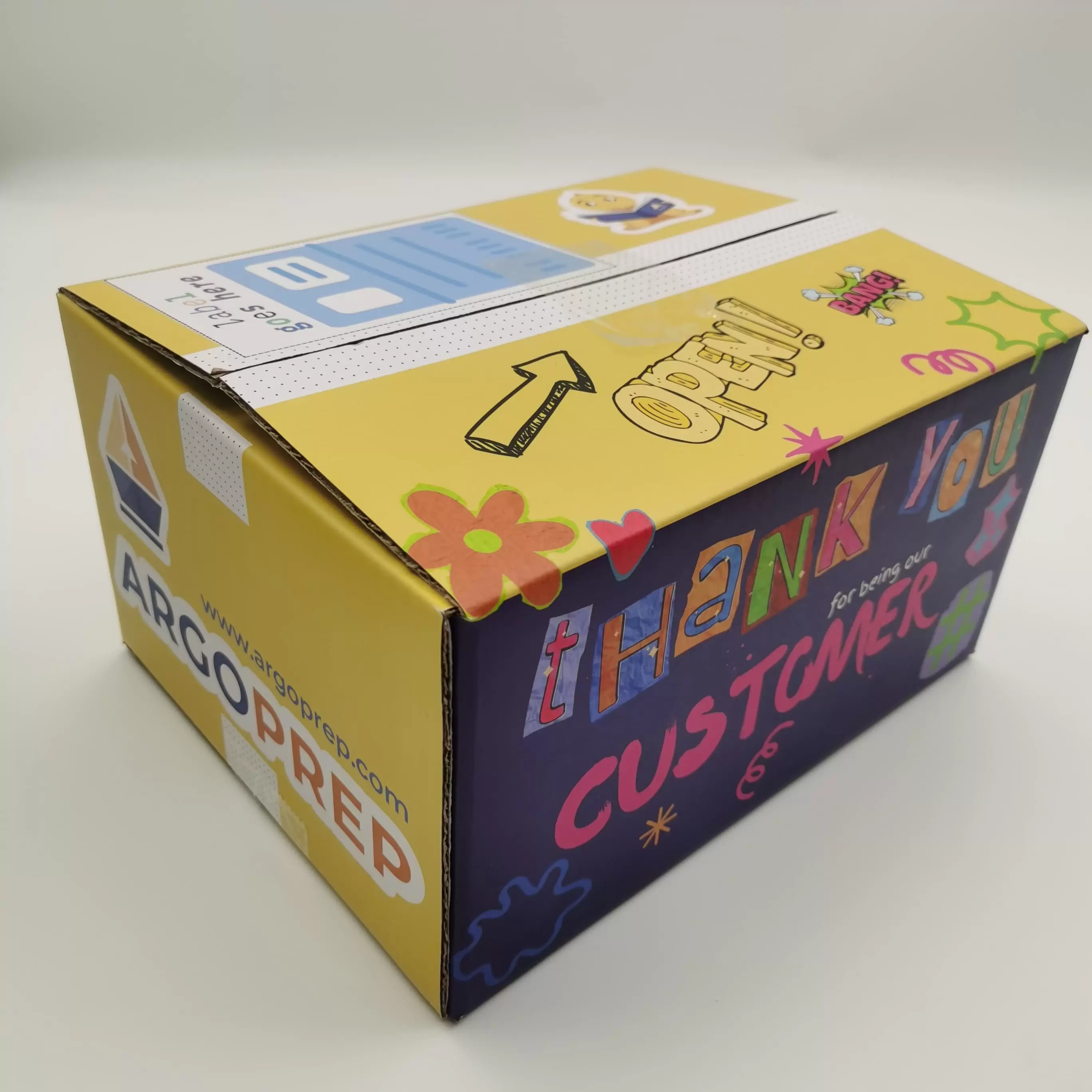  صناديق كرتون مموجة 