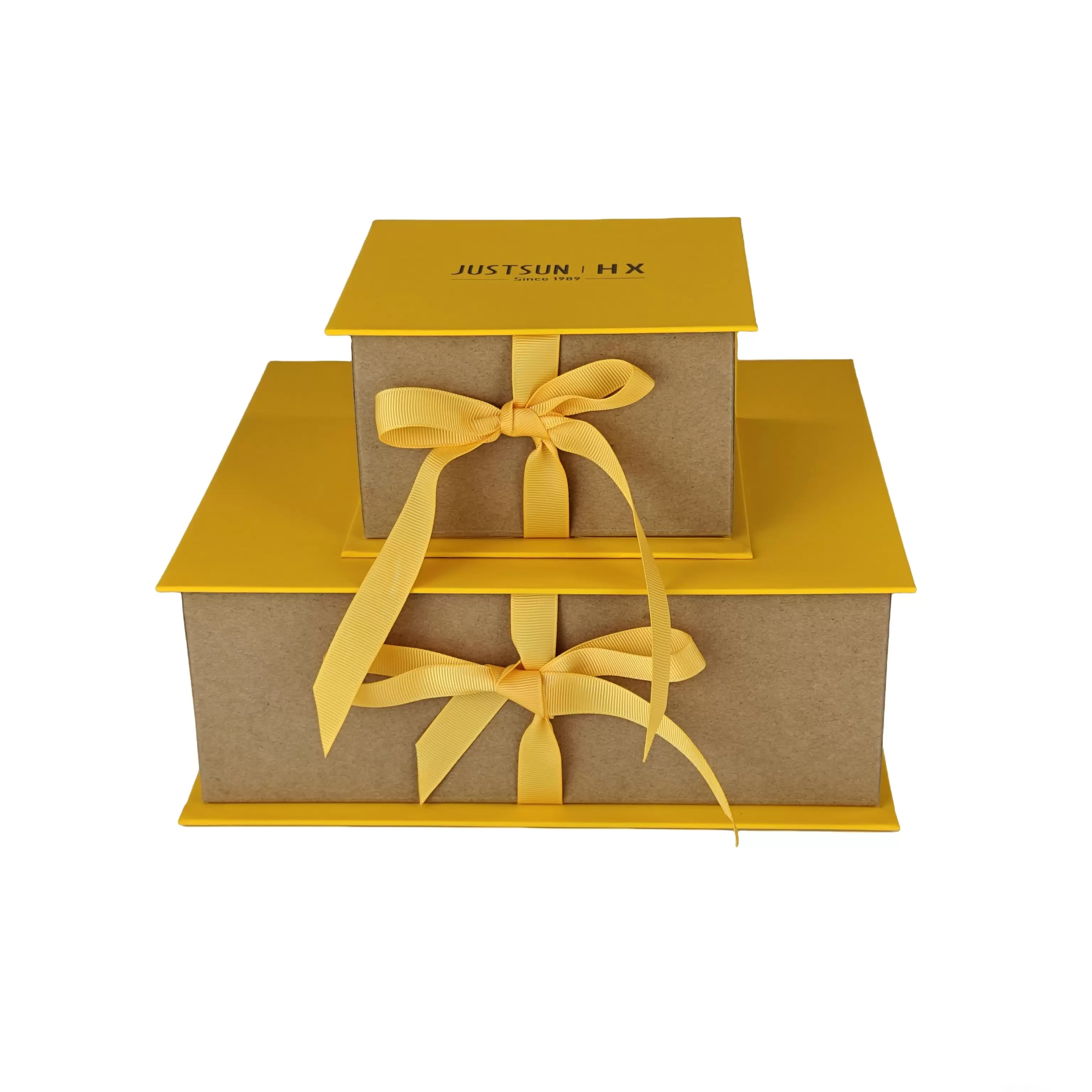  صناديق هدايا من الورق المقوى قابلة للطي 