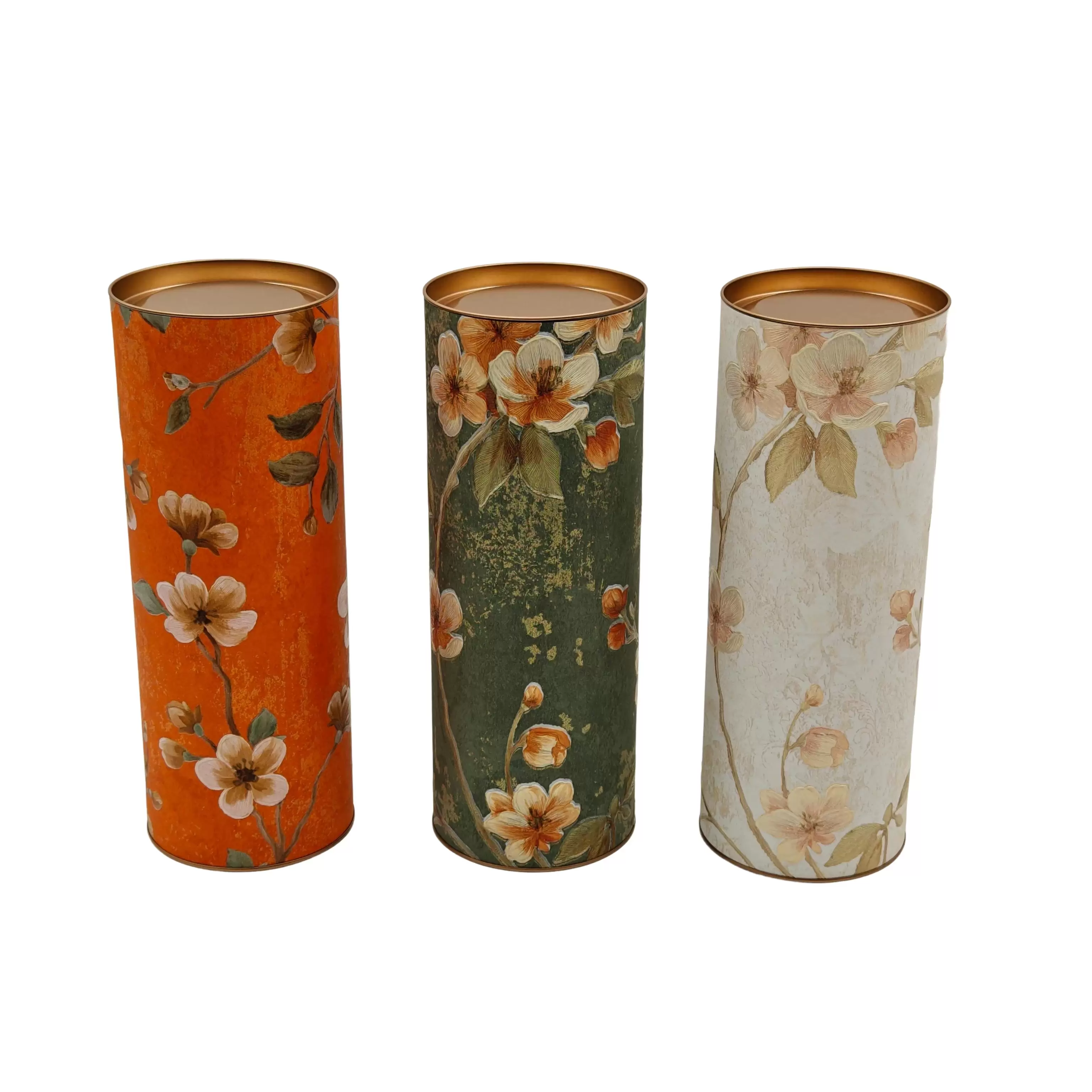 صناديق كرتون أسطوانية 